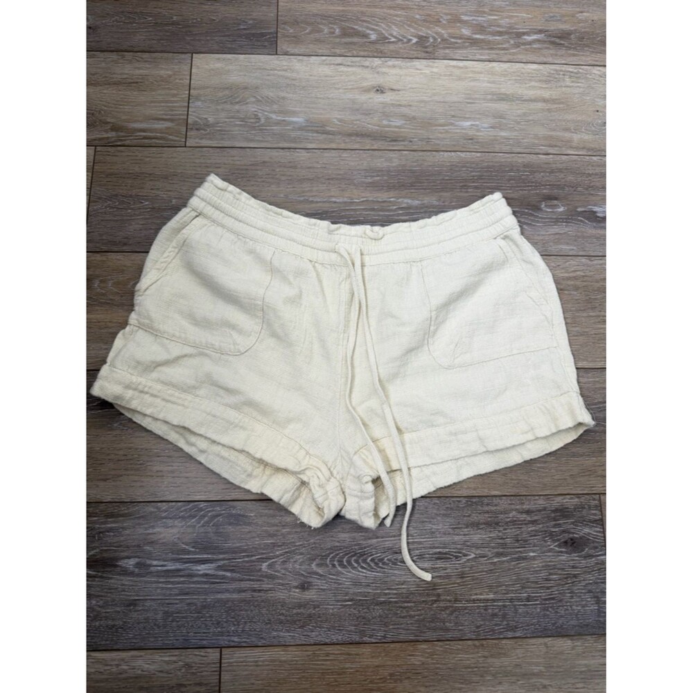 Urban Outfitters Soft Cream Knit Drawstring Shorts Sz XL